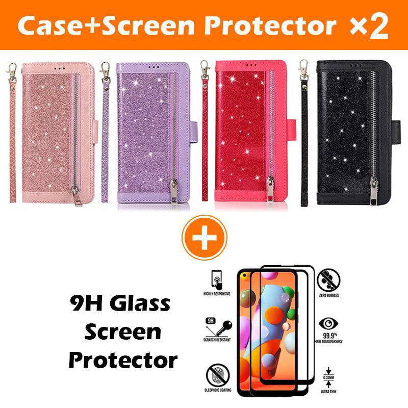 Bling Wallet Leather Case for Samsung S21 Plus - Libiyi