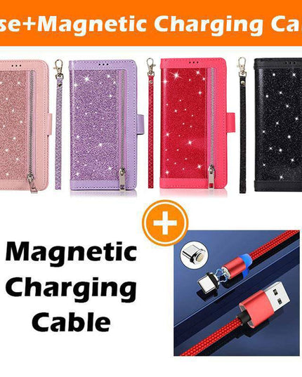 Bling Wallet Leather Case for Samsung S21 Ultra - Libiyi