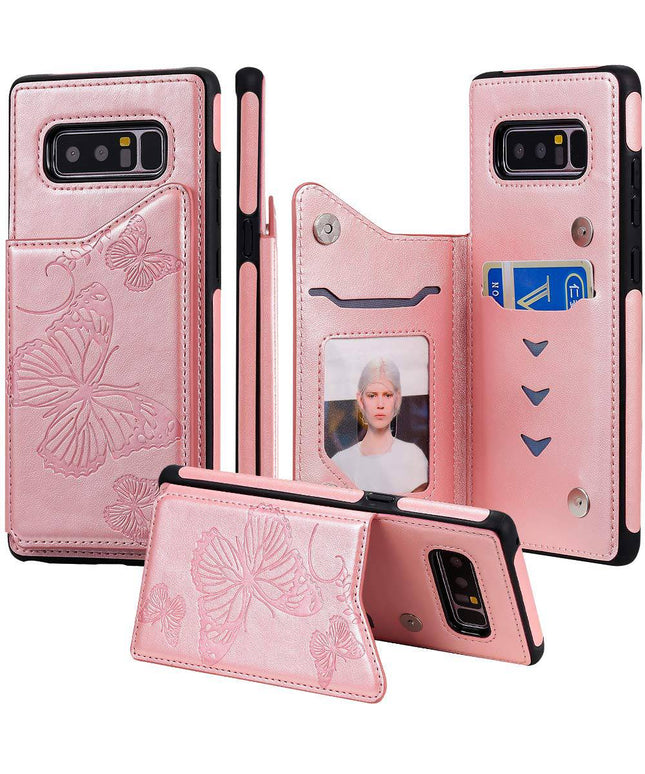 New Luxury Embossing Wallet Cover For SAMSUNG Note 8-Fast Delivery - Libiyi