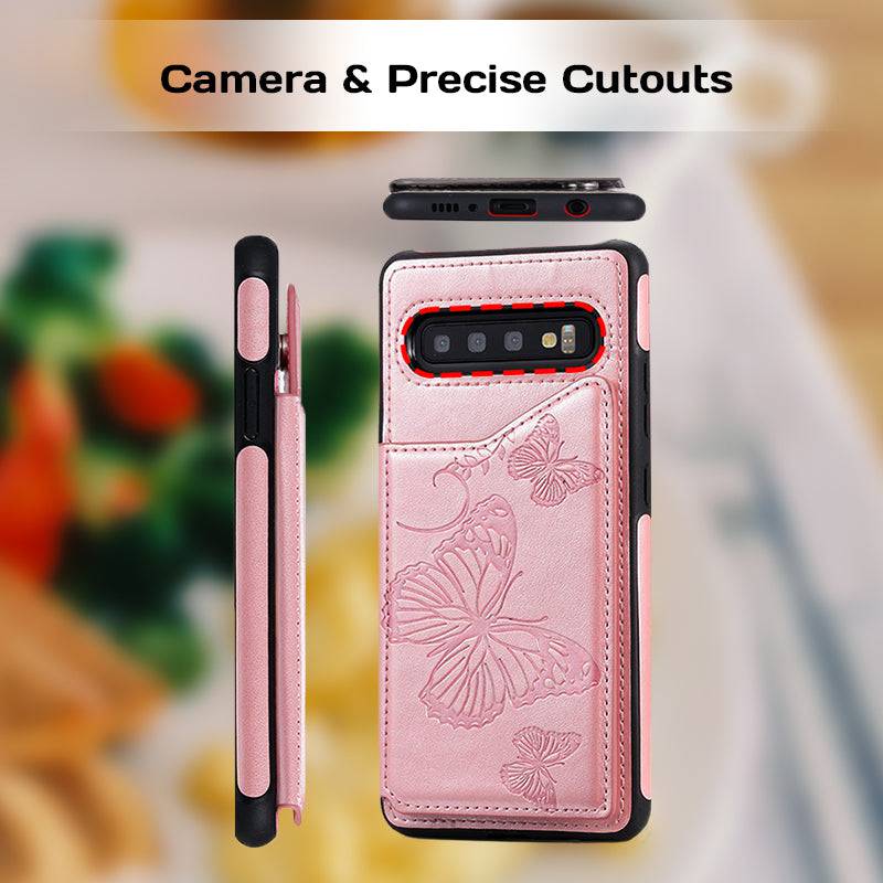 New Luxury Embossing Wallet Cover For SAMSUNG S10 Plus - Libiyi