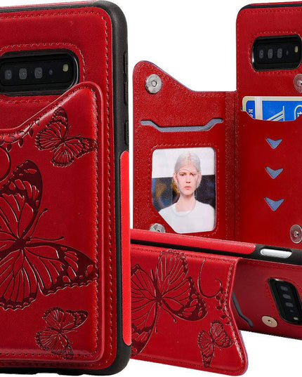 New Luxury Embossing Wallet Cover For SAMSUNG S10 Plus - Libiyi
