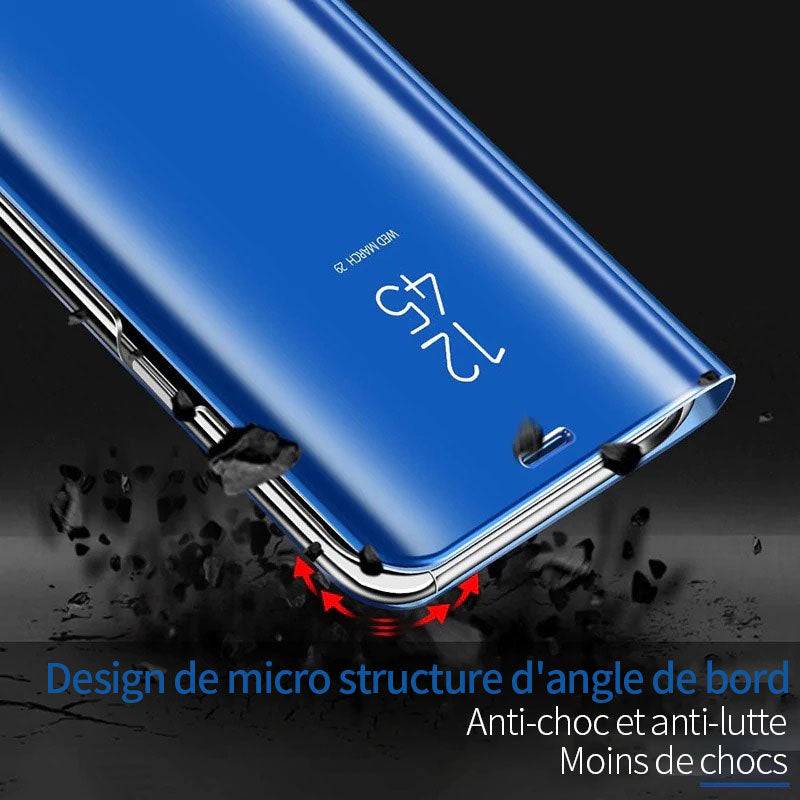 Étui intelligent à rabat miroir de luxe pour la série HUAWEI - Libiyi
