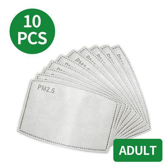 Activated Carbon Filters PM2.5 - 5 layers - 10 pcs - Libiyi