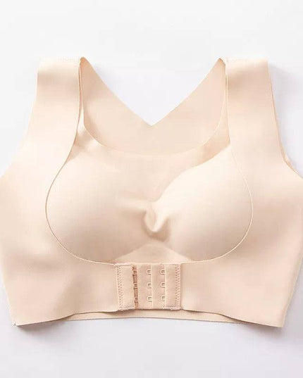 Seamless Front Buckle Support Bra - Libiyi