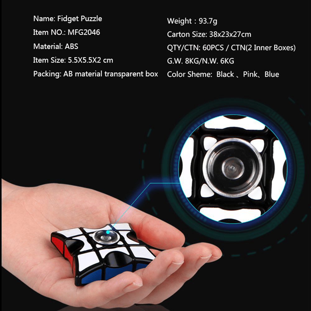 🎅( Early Christmas Sale - Save 50% OFF) Fingertip Gyro Cube -Buy 5 Get 5 Free & free shipping- $4.9 Each Only Today! - Libiyi