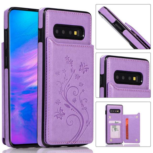 Phone Bags - Luxury Leather Wallet Case For Samsung - Libiyi