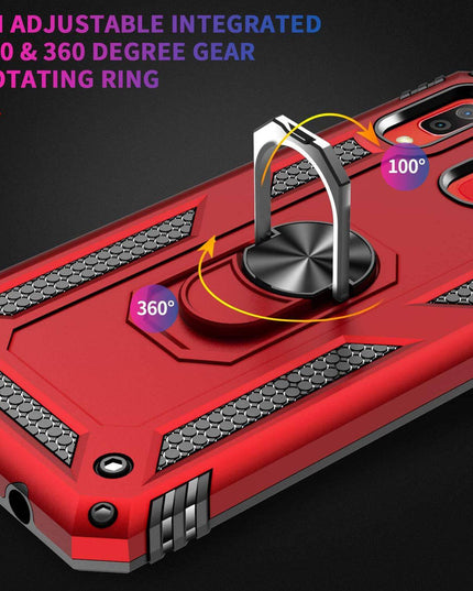 Luxury Armor Ring Bracket Phone Case For Samsung A20E-Fast Delivery - Libiyi