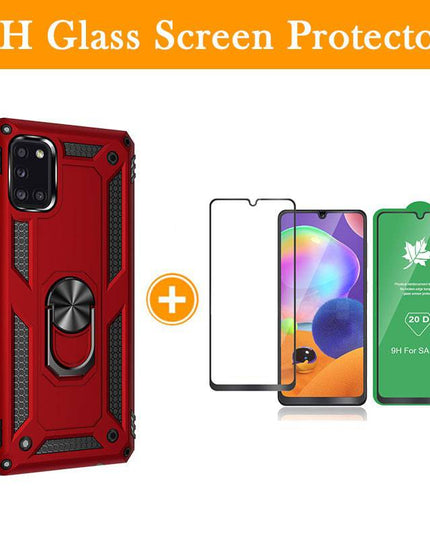 Luxury Armor Ring Bracket Phone Case For Samsung A31-Fast Delivery - Libiyi