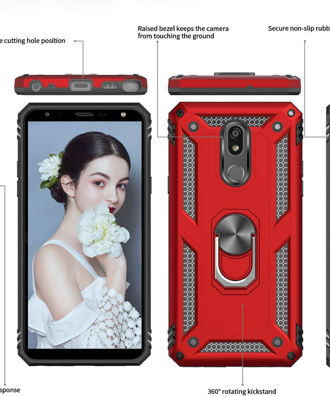 2021 New Luxury Armor Ring Bracket Phone case For LG Stylo5-Fast Delivery - Libiyi