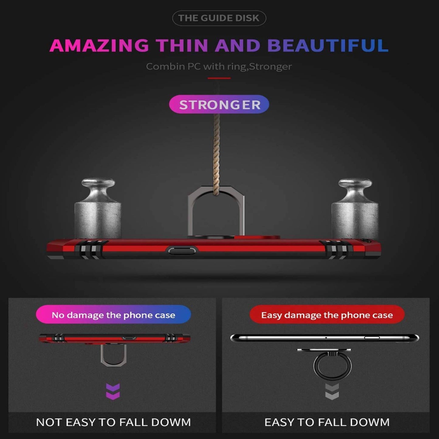 2021 New Luxury Armor Ring Bracket Phone case For LG Stylo5-Fast Delivery - Libiyi