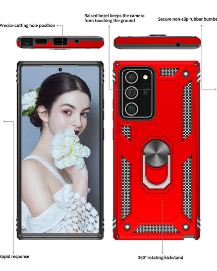 Luxury Armor Ring Bracket Phone Case For Samsung Note 20 Ultra-Fast Delivery - Libiyi