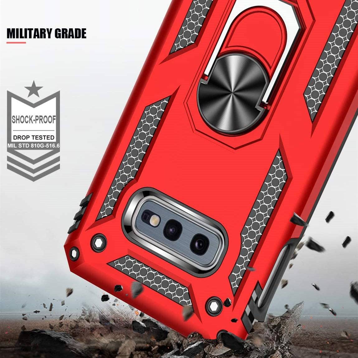 Luxury Armor Ring Bracket Phone Case For Samsung S10e-Fast Delivery - Libiyi