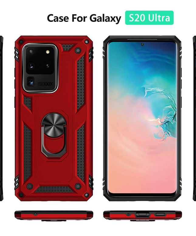Luxury Armor Ring Bracket Phone Case For Samsung S20 Ultra-Fast Delivery - Libiyi