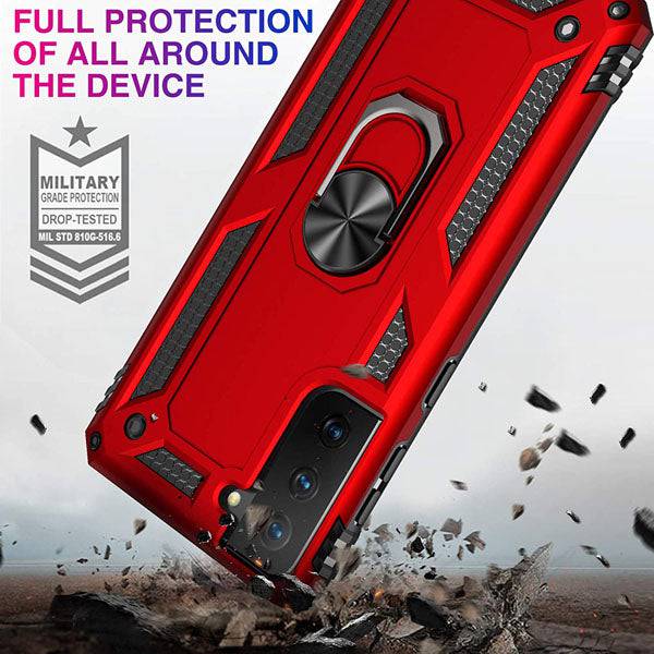 Luxury Armor Ring Bracket Phone Case For Samsung S21 FE(5G) - Libiyi