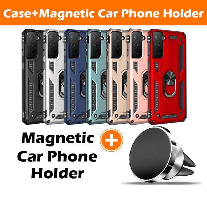 Luxury Armor Ring Bracket Phone Case For Samsung S21 FE(5G) - Libiyi