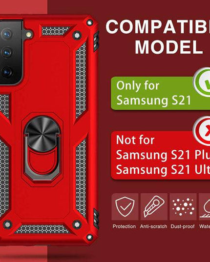 Luxury Armor Ring Bracket Phone Case For Samsung S21 Plus(5G) - Libiyi