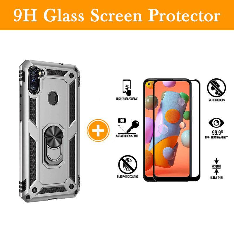 Luxury Armor Ring Bracket Phone Case For Samsung A11-Fast Delivery - Libiyi
