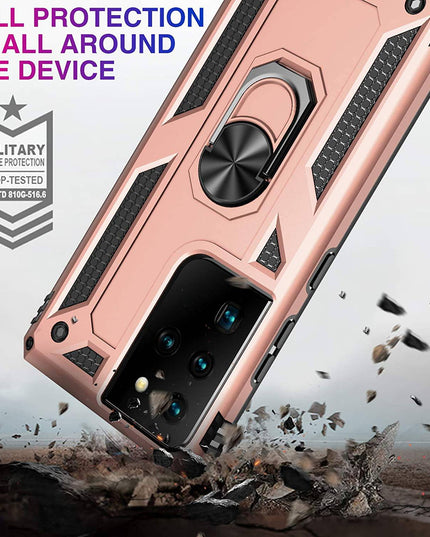 Luxury Armor Ring Bracket Phone Case For Samsung S21 Ultra(5G) - Libiyi