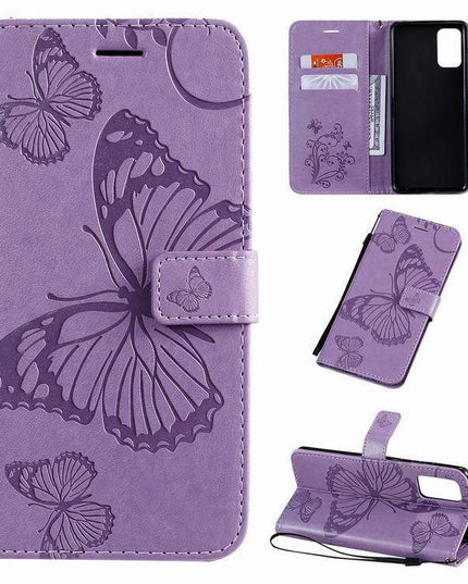 3D Embossed Butterfly Wallet Phone Case For Samsung - Libiyi