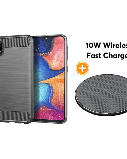 Luxury Carbon Fiber Case For Samsung A10E - Libiyi