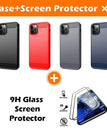 Blue / iPhone 12 Mini / With 2-Pack Screen Protector