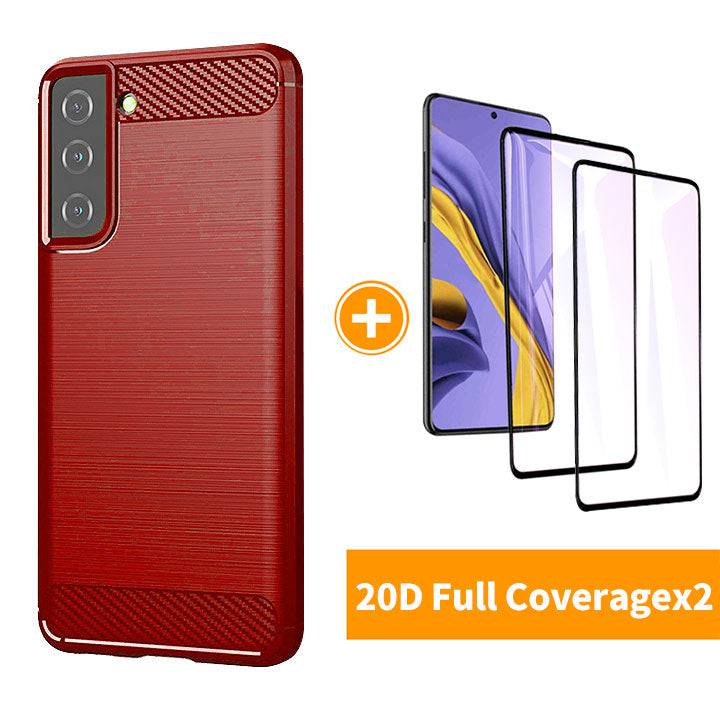 Luxury Carbon Fiber Case For Samsung S21(5G)&S21+(5G) - Libiyi