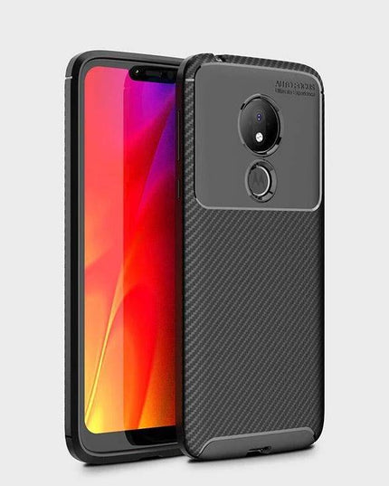 Carbon Fiber TPU Ultra Slim Fibre Case For Moto - Libiyi