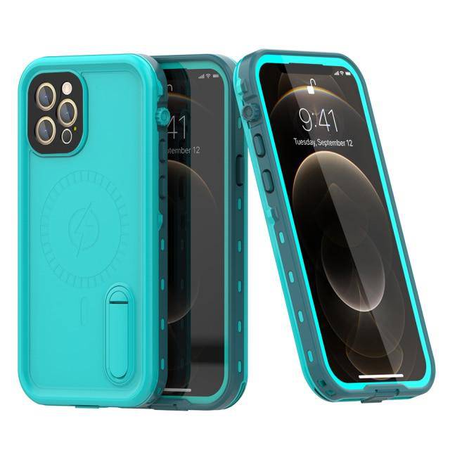 Luxury Armor Dustproof Diving Waterproof Case For iPhone 12 Series - Libiyi