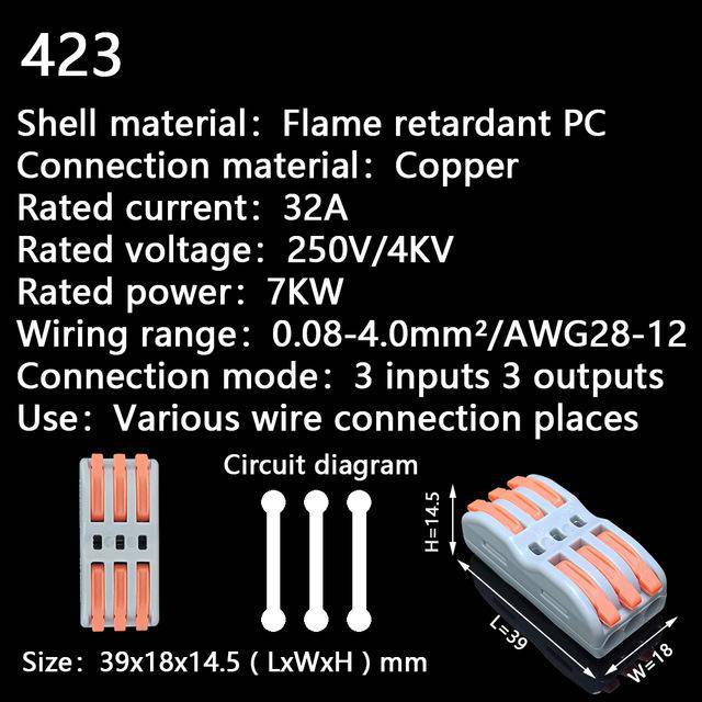 Push-In Terminal Block Wire Connector（Buy more get more discount） - Libiyi