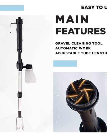 (Buy 2 Get Free Shipping)Electric Aquarium Gravel Cleaner - Libiyi