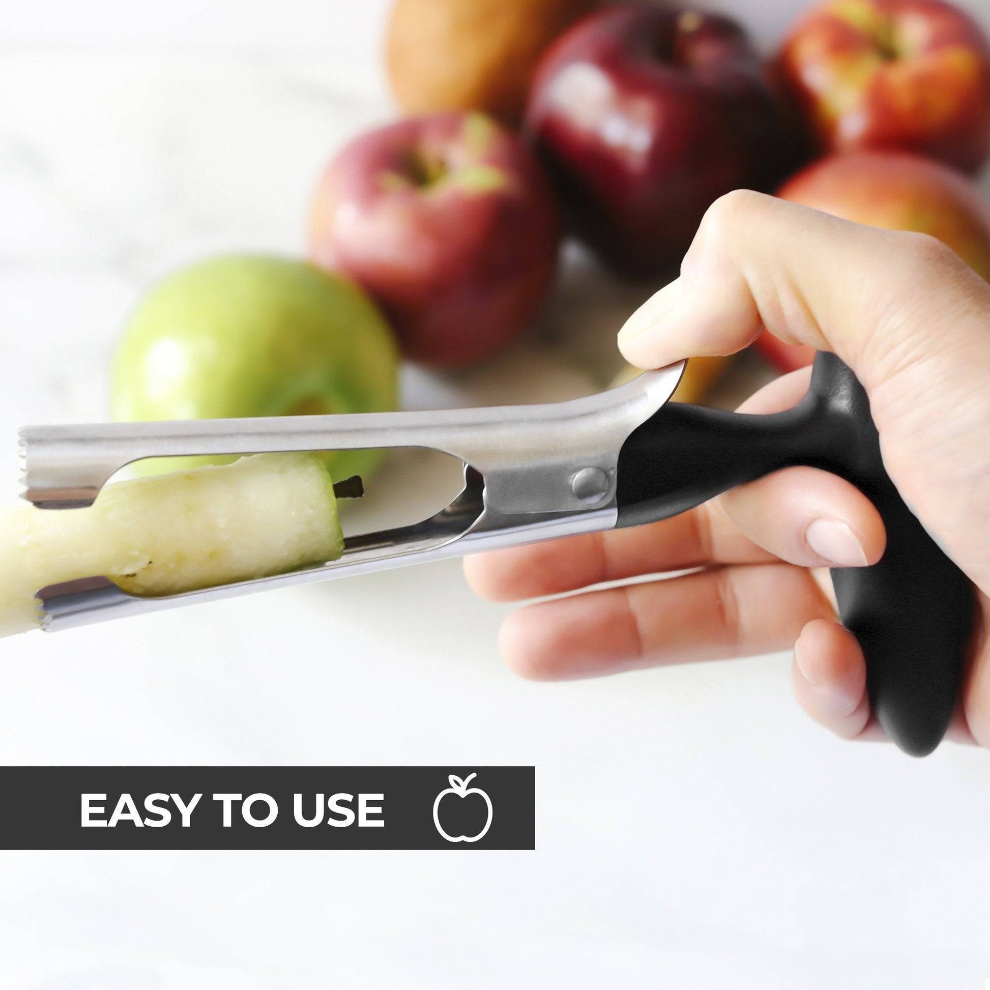 Premium Apple Corer - Easy to Use and Durable Stainless Steel - Libiyi